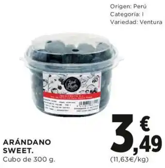 Hipercor Arándano Sweet Cubo de 300g oferta