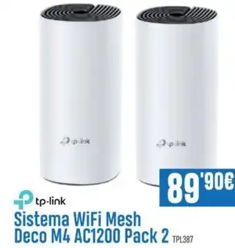 Sistema WiFi Mesh Deco M4 AC1200 Pack 2