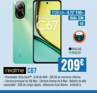 Beep Realme C67 oferta