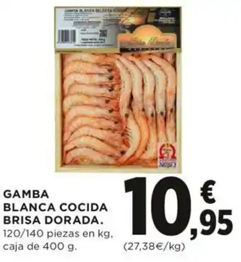 Hipercor Gamba Blanca Cocida Brisa Dorada 400g oferta