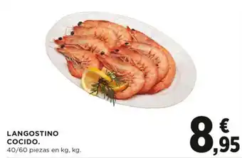 Hipercor Langostino Cocido 40/60 oferta