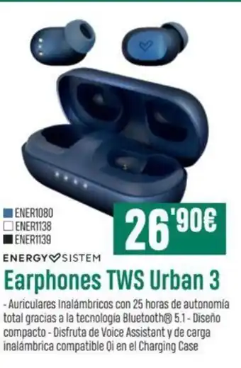 PCBox Earphones TWS Urban 3 oferta