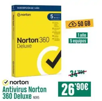 PCBox Antivirus Norton 360 Deluxe oferta