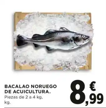 Hipercor Bacalao Noruego De Acuicultura oferta
