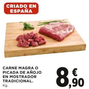 Hipercor Carne Magra O Picada De Añojo En mostrador Tradicional oferta