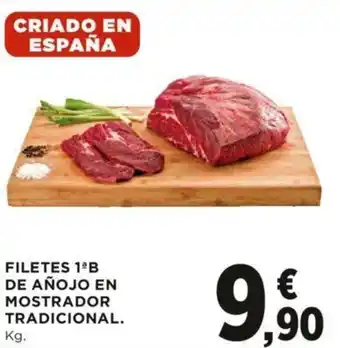 Hipercor Filetes 1B De Añojo En Mostrador Tradicional oferta