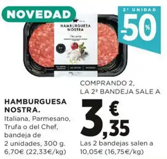 Hipercor Hamburguesa Nostra 300g oferta