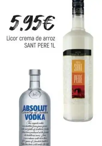 Comerco Cash & Carry Licor crema de arroz SANT PERE 1L oferta