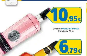 TOP Cash & Carry Ginebra PUERTO DE INDIAS Strawberry, 70 cl. oferta