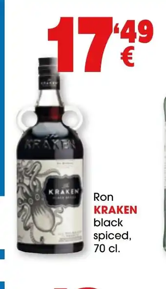 TOP Cash & Carry Ron KRAKEN black spiced, 70 cl. oferta