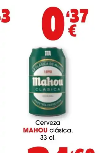 TOP Cash & Carry Cerveza MAHOU clásica, oferta