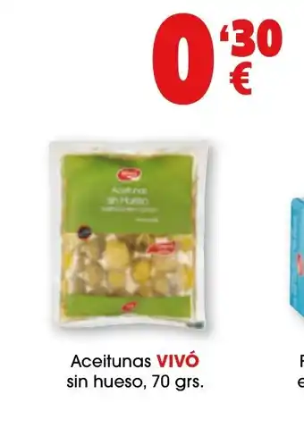 TOP Cash & Carry Aceitunas VIVÓ sin hueso, 70 grs. oferta