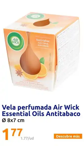 Action Vela perfumada Air Wick Essential Oils Antitabaco oferta