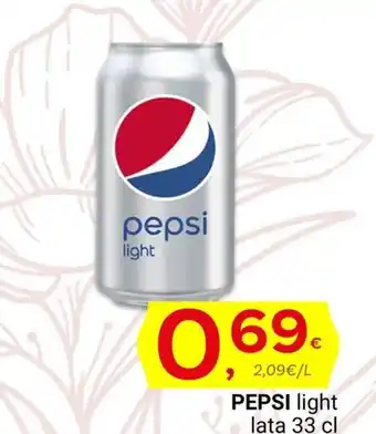 Supermercados Dani PEPSI light lata 33 cl oferta