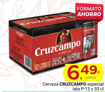 Supermercados Dani Cerveza CRUZCAMPO especial lata P-12 x 33 cl oferta