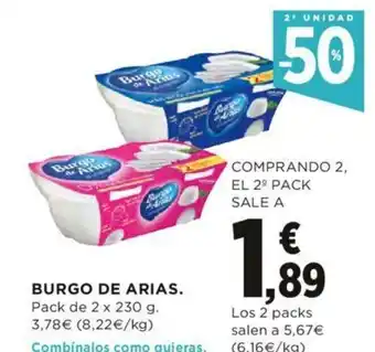 Hipercor BUrgo De Arias 2 x 230g oferta
