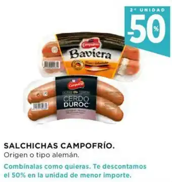 Hipercor Salchichas Campofrio oferta