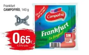 Condis Frankfurt CAMPOFRÍO, 140 g oferta