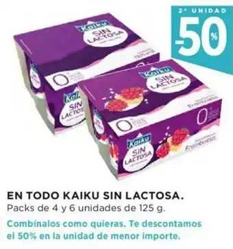 Hipercor En Todo Kaiku Sin Lactosa oferta