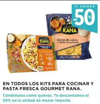 Hipercor En Todos Los Kits Para Cocinar y Pasta fresca Gourmet Rana oferta
