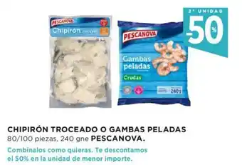 Hipercor Chipirón Troceado O Gambas Peladas Pescanova oferta