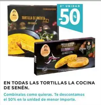 Hipercor En Todas Las Tortillas La Cocina De Senén oferta