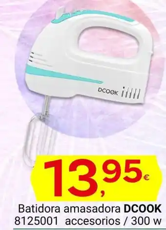 Supermercados Dani Batidora amasadora DCOOK 8125001 accesorios / 300 w oferta