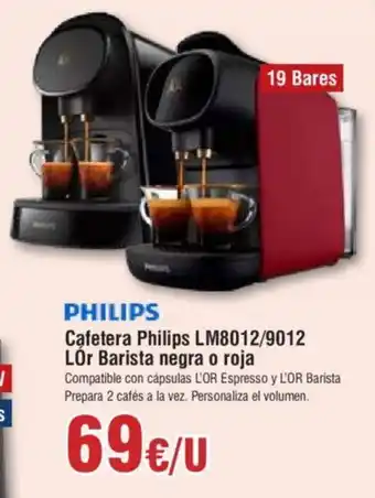 Froiz Cafetera Philips LM8012/9012 Lór Barista negra o roja oferta