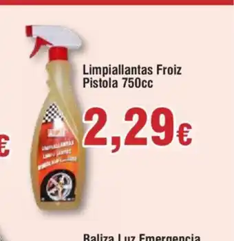 FROIZ Limpiallantas Froiz Pistola 750cc oferta