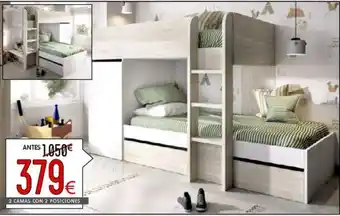 Atrapamuebles 2 CAMAS CON 2 POSICIONES oferta