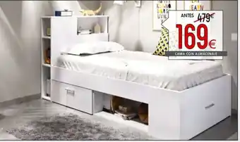 Atrapamuebles CAMA CON ALMACENAJE oferta