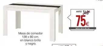 Atrapamuebles MESA 135 X 80 CM oferta