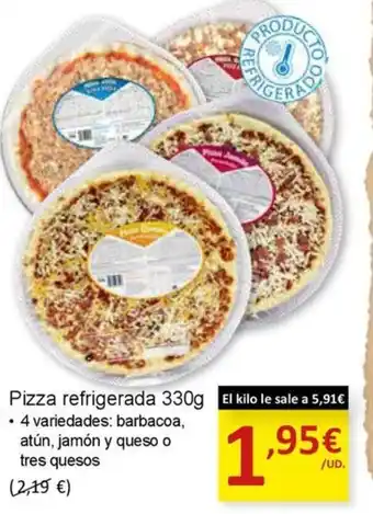 SPAR Pizza refrigerada 330g oferta
