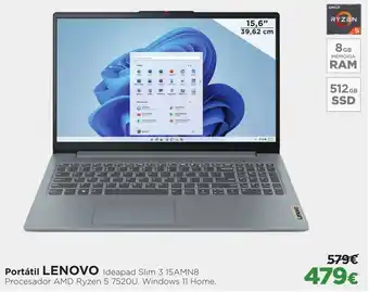 El Corte Inglés Portátil LENOVO oferta