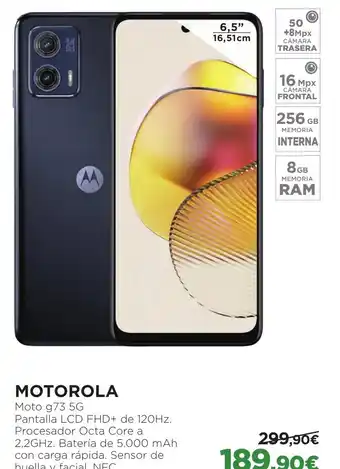 El Corte Inglés MOTOROLA Moto g73 5G oferta