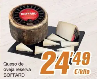 SPAR Fragadis Queso de oveja reserva BOFFARD oferta
