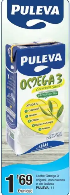 SPAR Fragadis Leche Omega 3 original, con nueces o sin lactosa PULEVA, 11 oferta