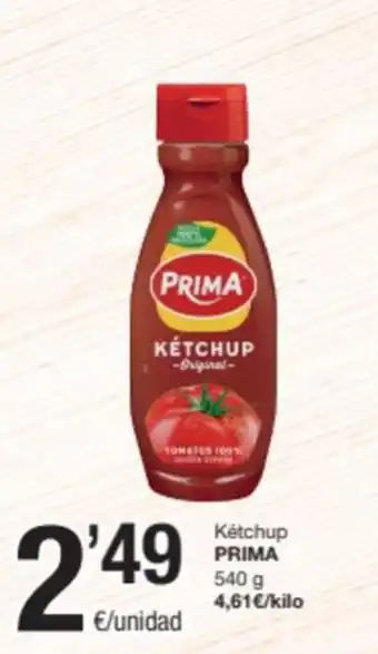 SPAR Fragadis Ketchup PRIMA 540 g oferta