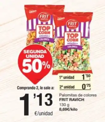 SPAR Fragadis Palomitas de colores FRIT RAVICH 130 g oferta