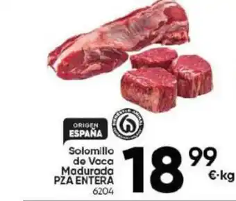 Family Cash Solomillo de Vaca Madurada PZA ENTERA oferta