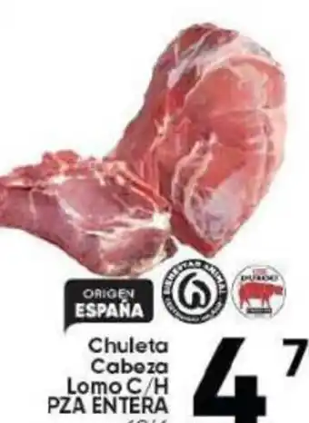 Family Cash Chuleta Cabeza Lomo C/H PZA ENTERA 6066 oferta