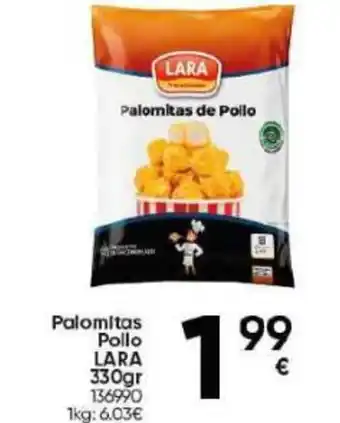 Family Cash Palomitas Pollo LARA 330gr 136990 oferta