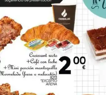 Family Cash Croissant recto +Café con leche oferta