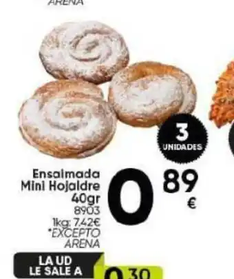 Family Cash Ensaimada Mini Hojaldre 40gr oferta