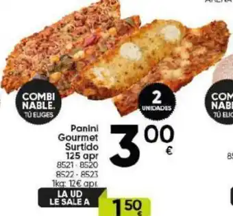 Family Cash Panini Gourmet Surtido 125 apr 8521-8520 oferta
