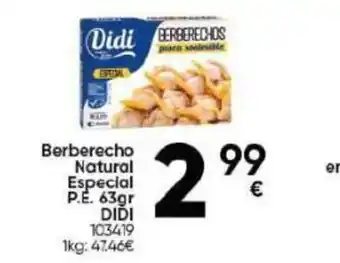 Family Cash Berberecho Natural Especial oferta
