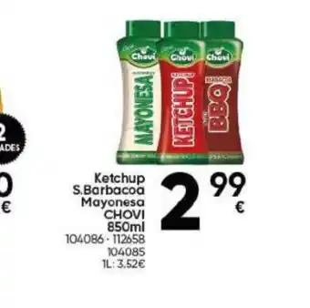 Family Cash Ketchup S.Barbacoa Mayonesa CHOVI oferta