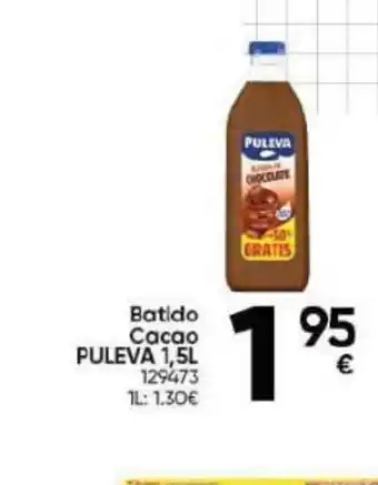 Family Cash Batido Cacao PULEVA 1,5L 129473 oferta