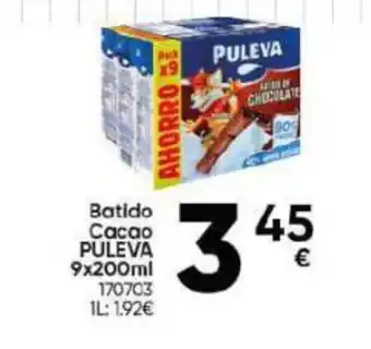 Family Cash Batido Cacao PULEVA oferta