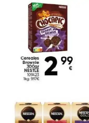 Family Cash Cereales Brownie 300gr NESTLÉ 109423 1kg: 297€ oferta